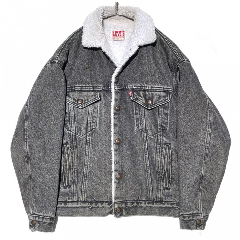 リーバイス【Levi's 70609-4858】ボアライナー ブラックデニムジャケット【1990's】Vintage Boa Denim Jacket