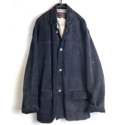  Ρơ  С른㥱åȡ1980's-ۡBOMB BOOGIEVintage Suede Coverall Jacket