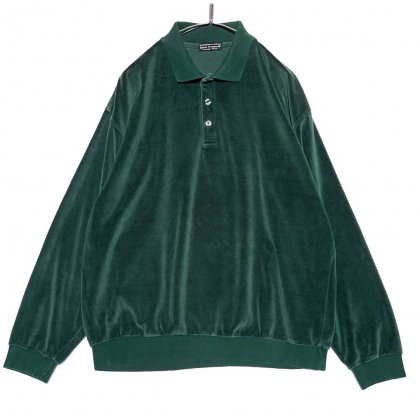  Ρơ ٥ ݥġ1990'sۡNorm ThompsonVintage Velour Polo Shirt