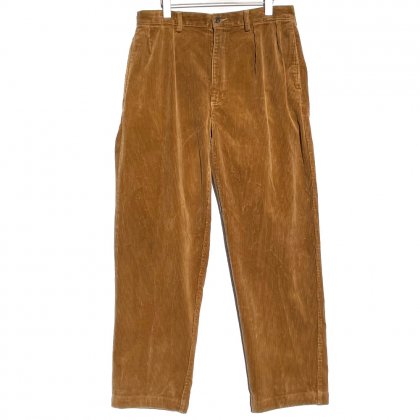  Ρݥ եPolo by Ralph Laurenۥǥ 2å ȥ饦1990's2-Tuck Corduroy Trouser W-34 L-32