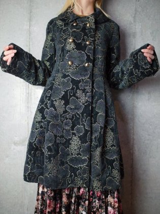  Ρơ ֥åߥ ֥  Black  Gold Gobelin Coat