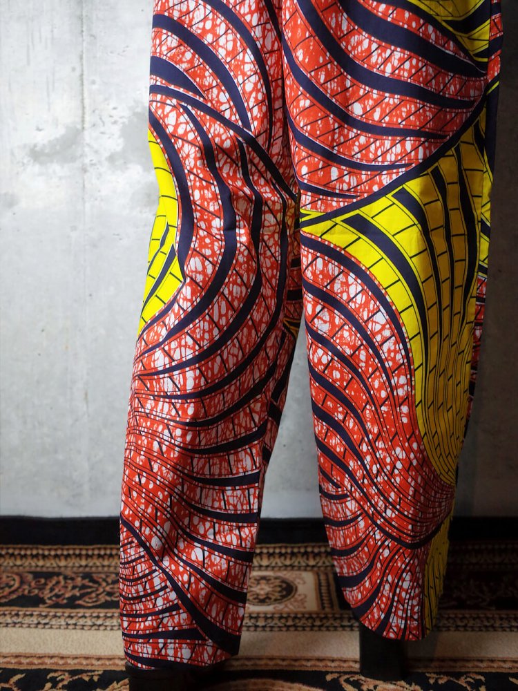 【Original】アフリカンバティックパンツ 【Original】African Batik Pants / Circle YEL/ORG