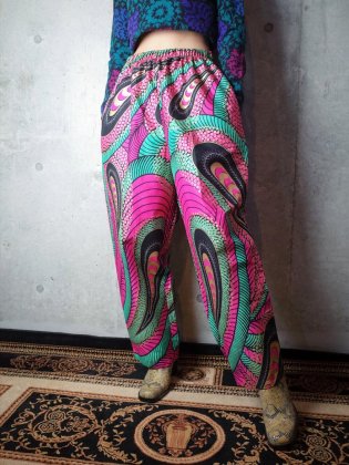 ΡOriginalۥեꥫХƥåѥ OriginalAfrican Batik Pants / Psychedelic Paisley