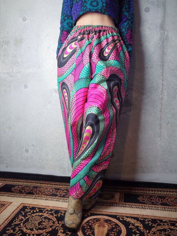 【Original】アフリカンバティックパンツ 【Original】African Batik Pants / Psychedelic Paisley
