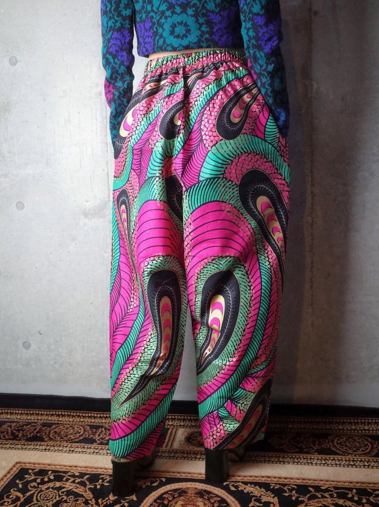 【Original】アフリカンバティックパンツ 【Original】African Batik Pants / Psychedelic Paisley