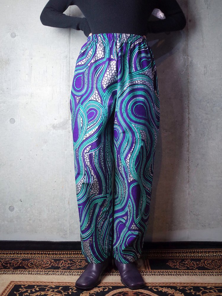 【Original】アフリカンバティックパンツ 【Original】African Batik Pants / Drop Ameba