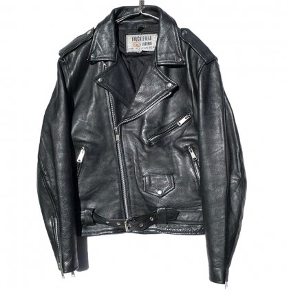  ΡKNUCKLE HEAD LEATHERۥơ ֥ 饤㥱åȡ1990'sVintage Double Riders Jacket