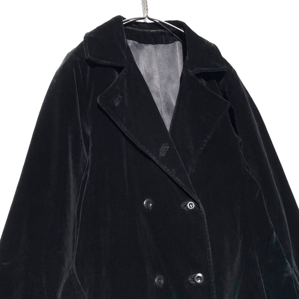ヴィンテージ ベルベット トレンチコート【1980's-】【drizzle】Vintage Velvet Trench Coat