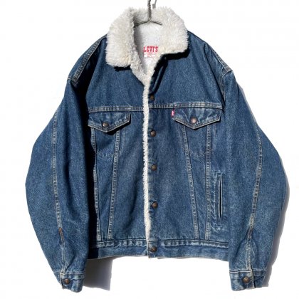  Ρ꡼ХLevi's 70609-0218ۥܥ饤ʡ ǥ˥ॸ㥱åȡ1990'sVintage Boa Denim Jacket