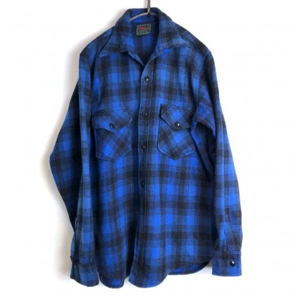 古着 通販　【Chippewa】ヴィンテージ オープンカラー ウールシャツ【1950's-】Vintage Wool Shirt