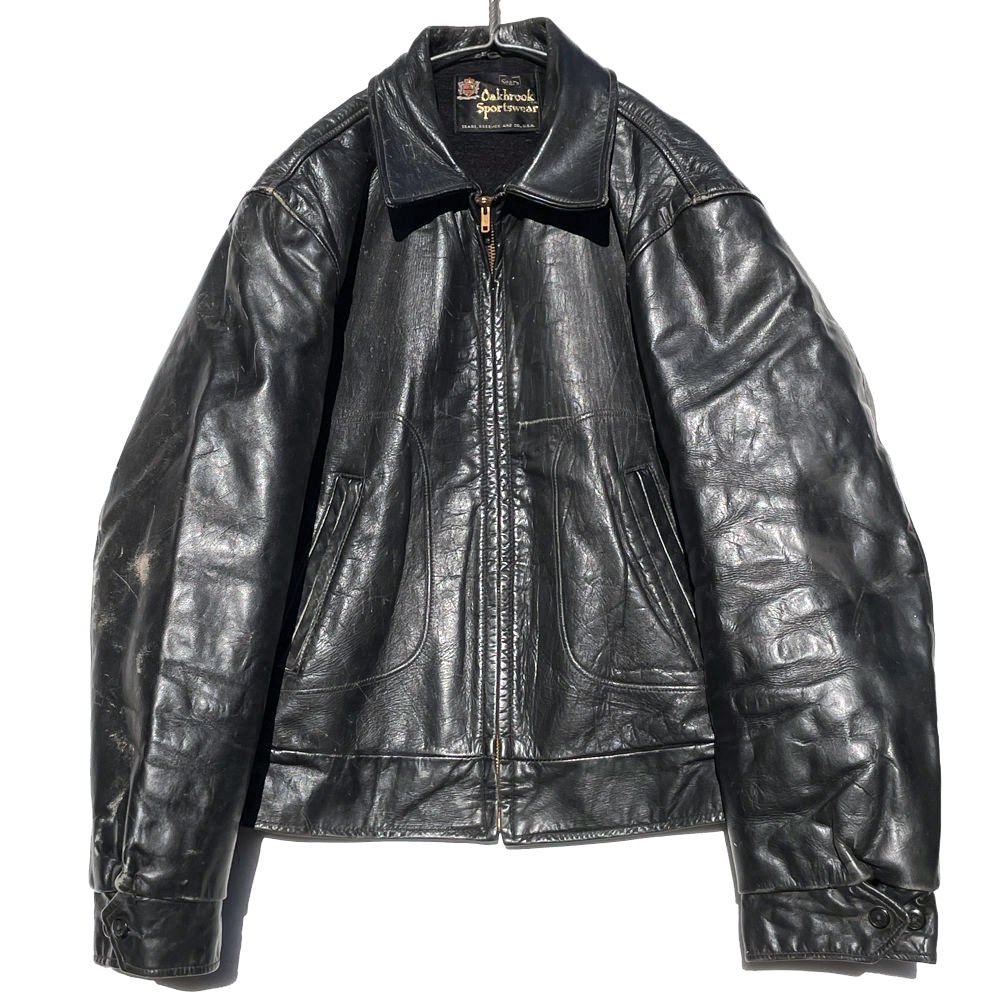 【Sears - Oakbrook】ヴィンテージ レザー スポーツジャケット 【1960's】Vintage Leather Jacket