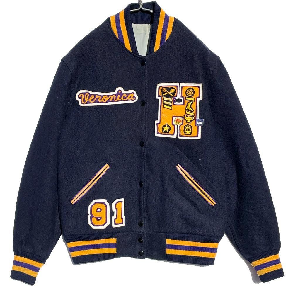 【TM ATHLETICS】ヴィンテージ スタジャン アワードジャケット【1990's】Vintage Award Jacket