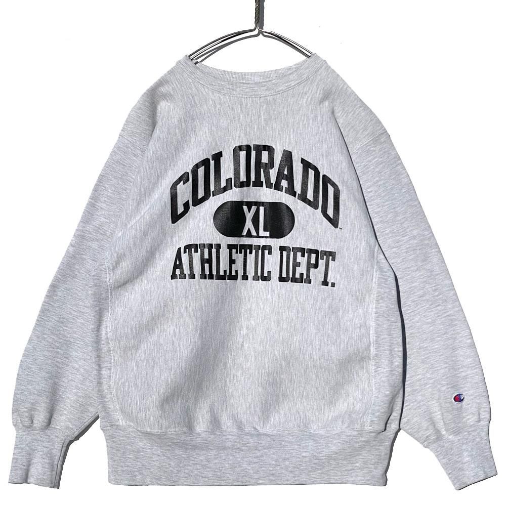 SALE】 champion チャンピオンリバースウィーブ ビッグプリント USA製 