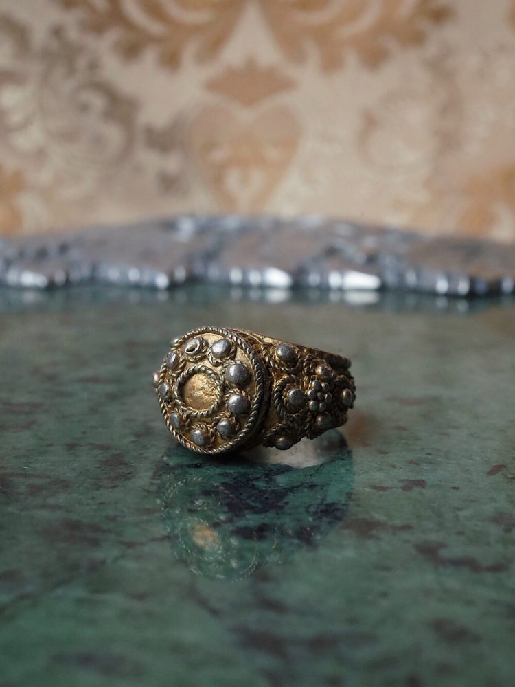 ヴィンテージ アールヌーヴォー クラシカル コスチューム リング 1960年代 Vintage Art Nouveau Classical  Costume Ring c.1960s