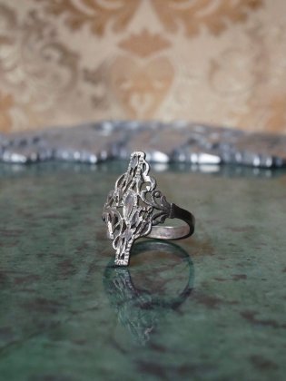 古着 通販　ヴィンテージ アールヌーヴォー シルバー リング Vintage Art Nouveau Silver Ring
