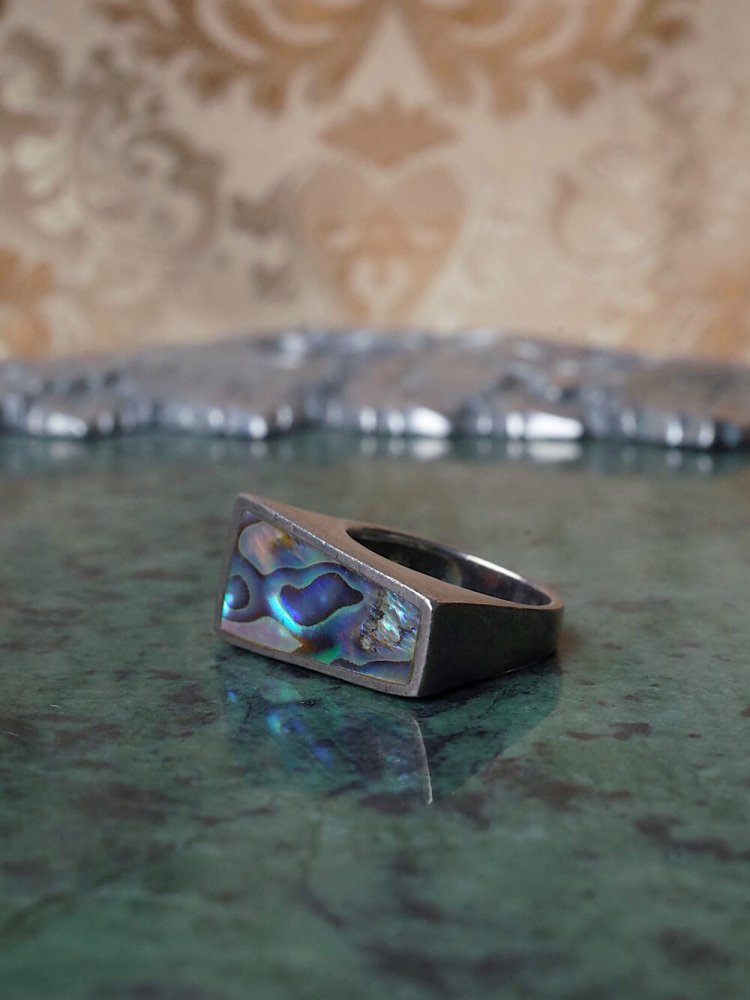 ヴィンテージ タイ モダン シェル シルバー925 リング Vintage Thailand Modern Shell Silver Ring