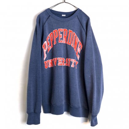 古着 通販　ヴィンテージ カレッジスウェットシャツ【1980's-】【PEPPERDINE UNIVERSITY】Vintage College Sweat Shirt