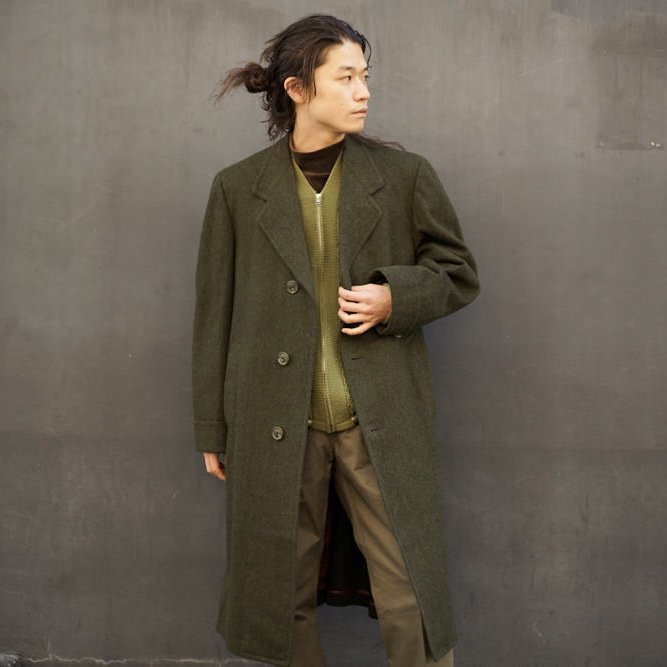 1950s Vintage Coat × ALVISTA Royal Marine Trouser | コーディネート