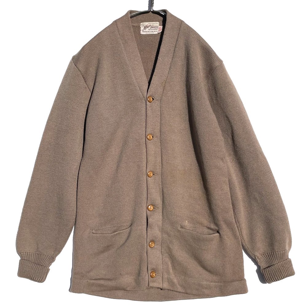 【Allion Award Sweater】ヴィンテージ レタードカーディガン【1950's-】Vintage Lettered Cardigan