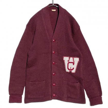  Ρơ  쥿ɥǥ1950's-Vintage Lettered Cardigan