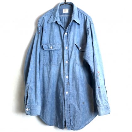  ΡBIG MACۥơ ֥졼ġ1970's-Vintage Chambray Shirt