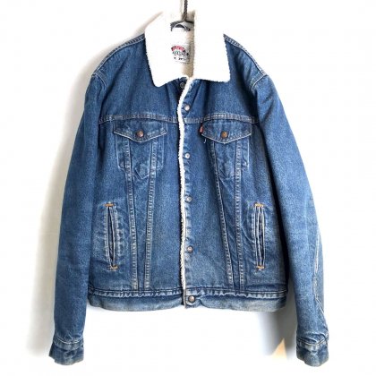  Ρ꡼ХLevi'sۥơ ܥ饤ʡ ǥ˥ॸ㥱åȡ1990'sVintage Boa Denim Jacket