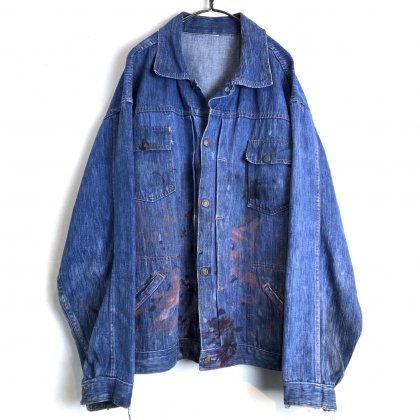  Ρơ ڥ ǥ˥ॸ㥱åȡ1960'sVintage Painted Denim Jacket