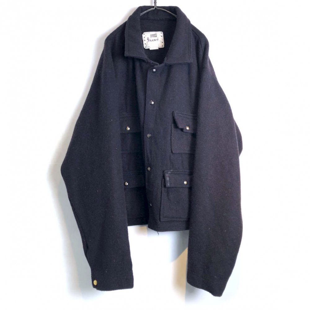 【STEEL GRIP】 ヴィンテージ ビッグシルエット ウール 　ワークジャケット【1980's】Vintage Big Silhouette  Work Jacket