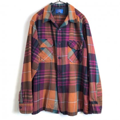  ΡLOBO by Pendleton ơ åȥ󥦡륷ġ1990'sVintage Cotton  Wool Shirt