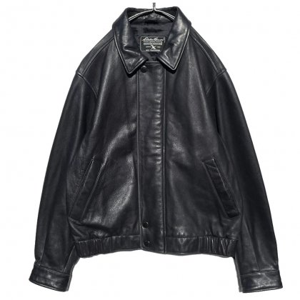  ΡEddie Bauerۥ󥰥 åץå 쥶㥱åȡ1990'sVintage Single Leather Jacket