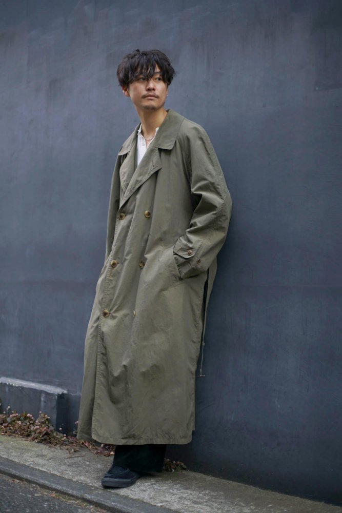 【Stanley Blacker Made In USA】ヴィンテージ ナイロン トレンチコート ライナー付き【1990s-】Vintage  Nylon Trench Coat