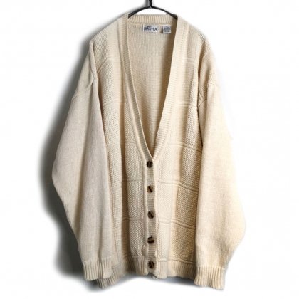  ΡSASHAۥơ åȥ  ߡ ˥åȥǥ1990'sVintage Cotton  Ramie Cardigan