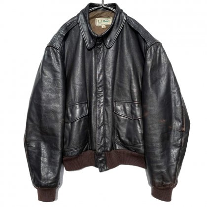  ΡL.L.Beanۥơ A-2 쥶㥱åȡ1980'sVintage Leather Jacket