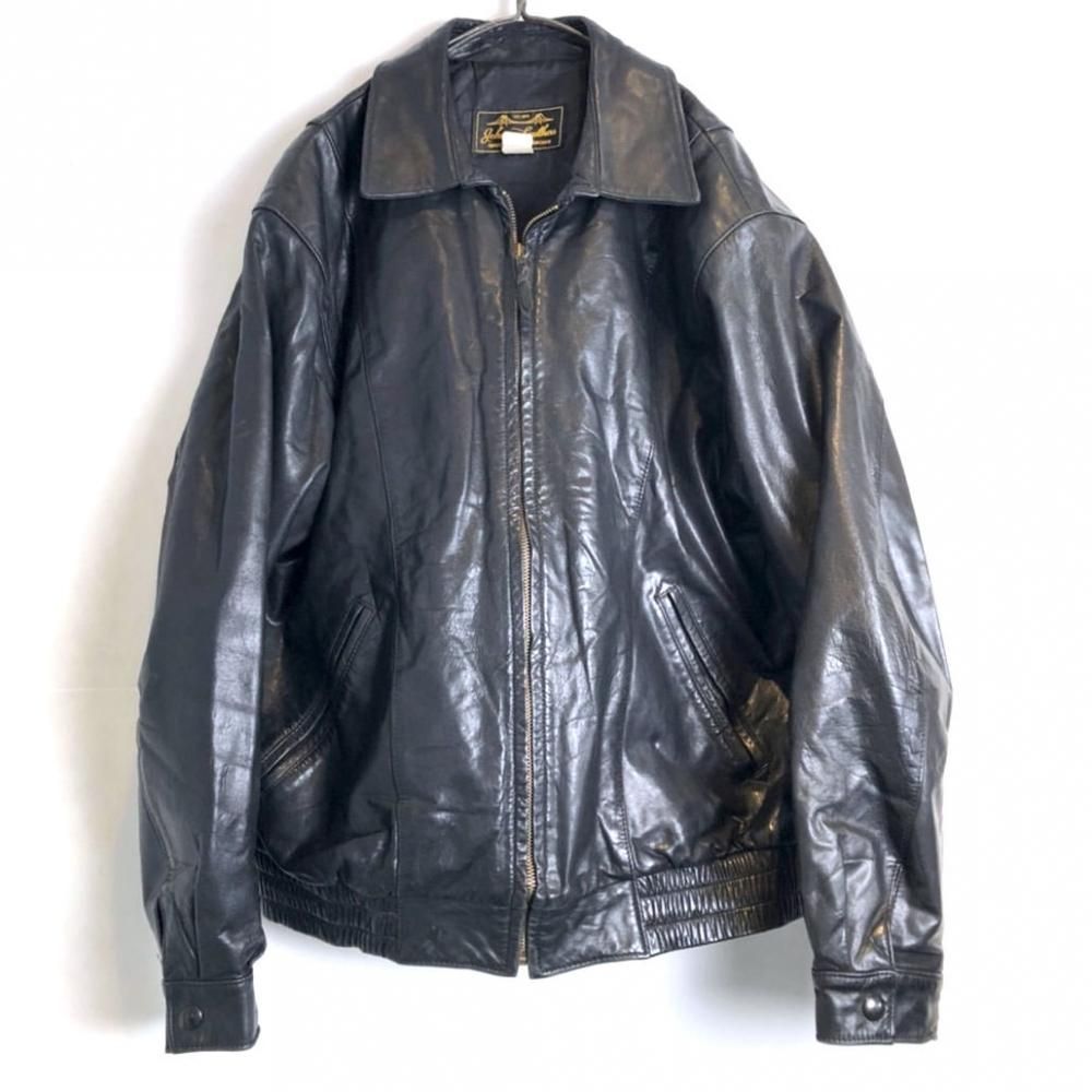Johnson Leather】ヴィンテージ レザージャケット【1980's Johnson Leather】ヴィンテージ レザージャケット【1980's