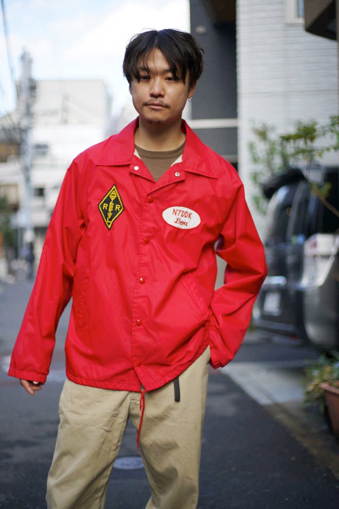 【OTVARC】ヴィンテージ ナイロンシェル コーチジャケット【1970's Made In USA】Vintage Coach Jacket