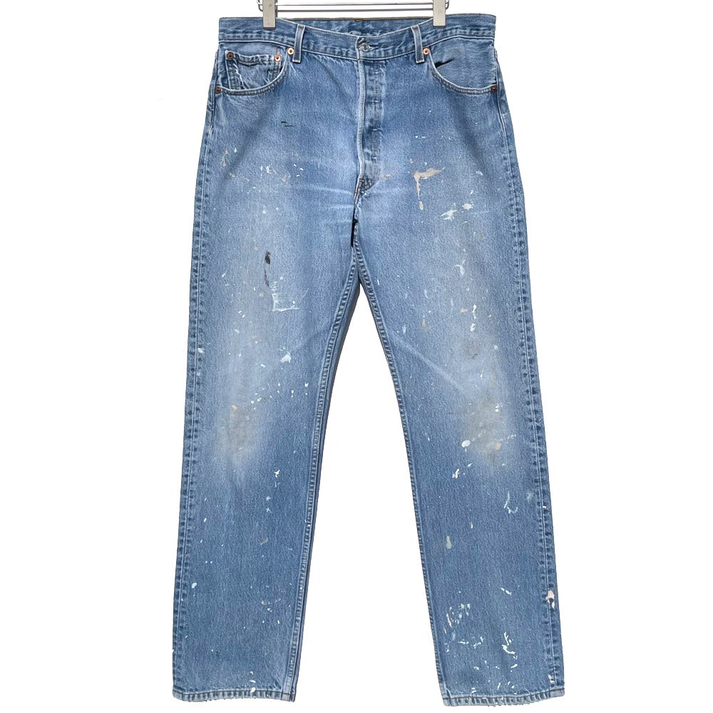 リーバイス 501 ペンキ【Levis 501-0000 Made in Mexico】Vintage Denim Pants W-34