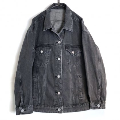  Ρơ ֥å ǥ˥ॸ㥱åȡ1990'sVintage Black Denim Jacket