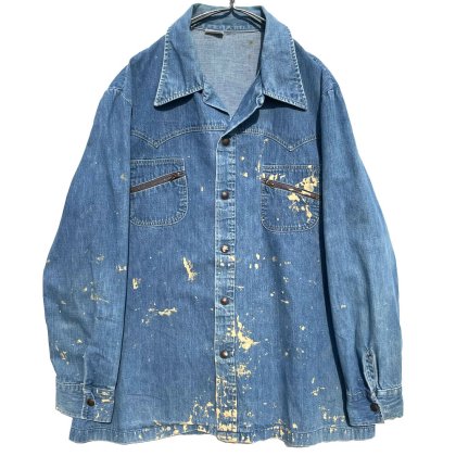  Ρơ ϥ ڥ ǥ˥ॸ㥱åȡ1970'sVintage Aging Denim Jacket