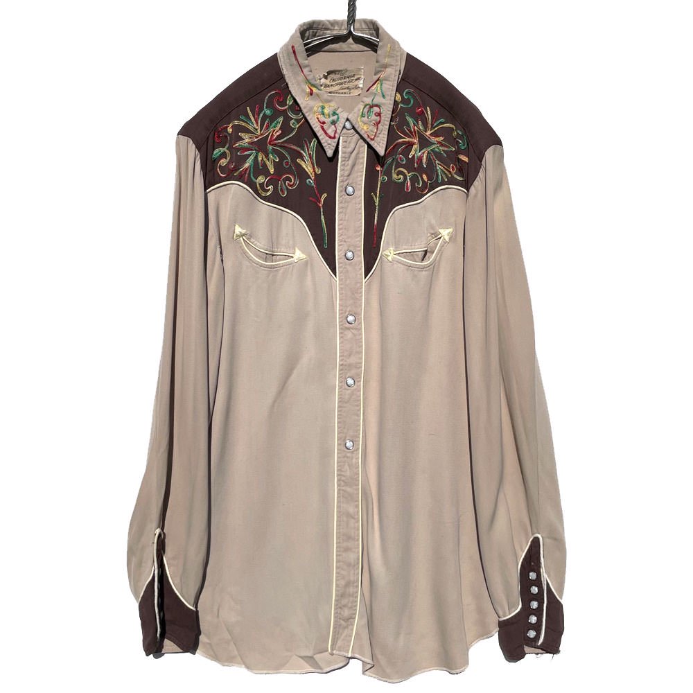 1950's NOS Embroidered Western Shirt – Front General Store