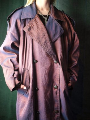  ΡLONDON FOG ɥե и  ȥ 賰饤ʡդ LONDON FOG Iridescent Trench Coat