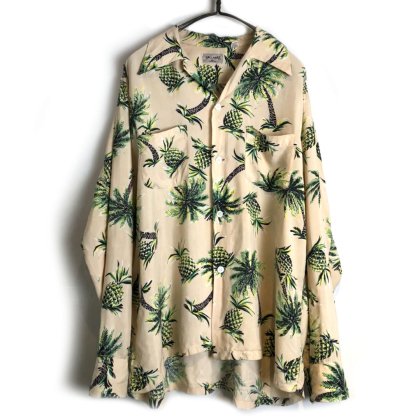  ΡHALLMARKۥơ L/S ϥ磻󥷥 ϥġ1950'sVintage Long Sleeve Hawaiian Shirt