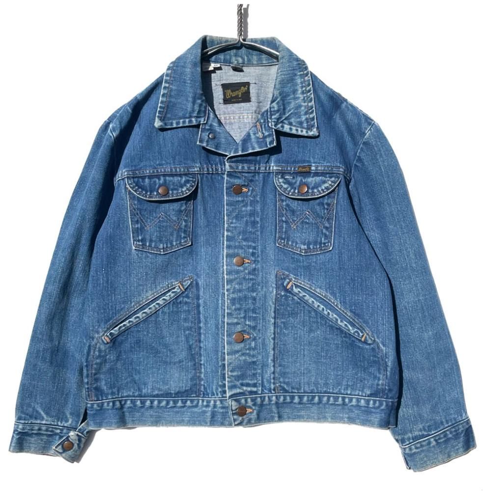 ラングラー 黒タグ初期【Wrangler 124MJ】ヴィンテージ デニムジャケット【1970's-】Vintage Denim Jacket