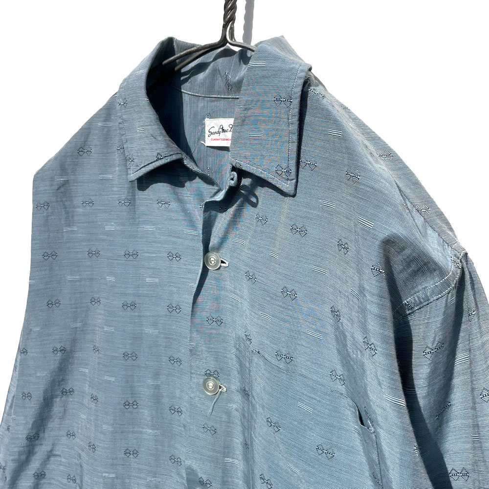 国産品 60sビンテージ Sandy Mac Donaldボックスシャツ オープンカラー