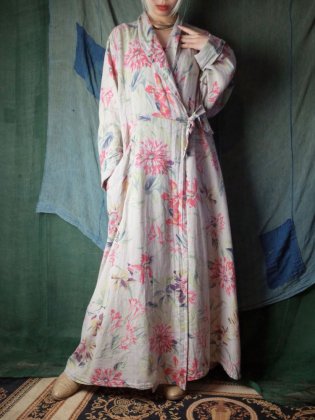  ΡFLAX եå  ͥ  ɥ쥹 FLAX Flower Linen Gown Dress