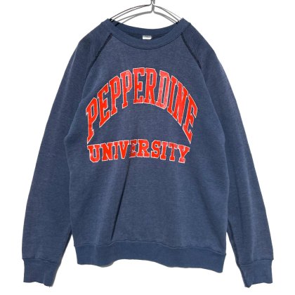 古着 通販　【PEPPERDINE UNIVERSITY】ヴィンテージ カレッジスウェットシャツ【1980's-】Vintage College Sweat Shirt