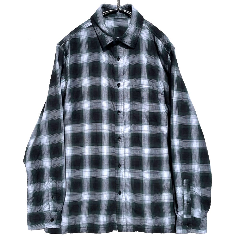 ヴィンテージ 2レイヤー オンブレチェック フランネルシャツ【1990's-】Vintage Flannel Shirt | 古着 通販