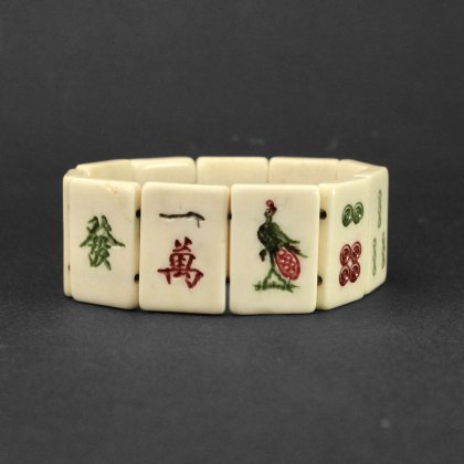  Ρơ  ֥쥹åȡ1950s~ Mahjong Gambling AmuletNatural Bone