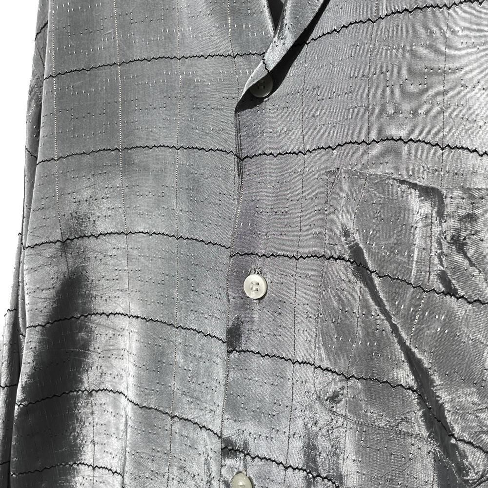 B Cock's】ヴィンテージ オープンカラー シルクシャツ【Late-1950's