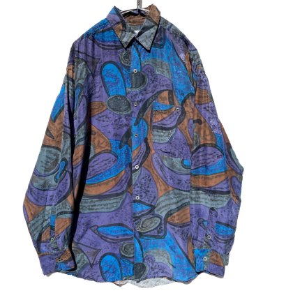  ΡGOOUCHۥơ ȥץ 륯ġ1990'sVintage Silk Shirt