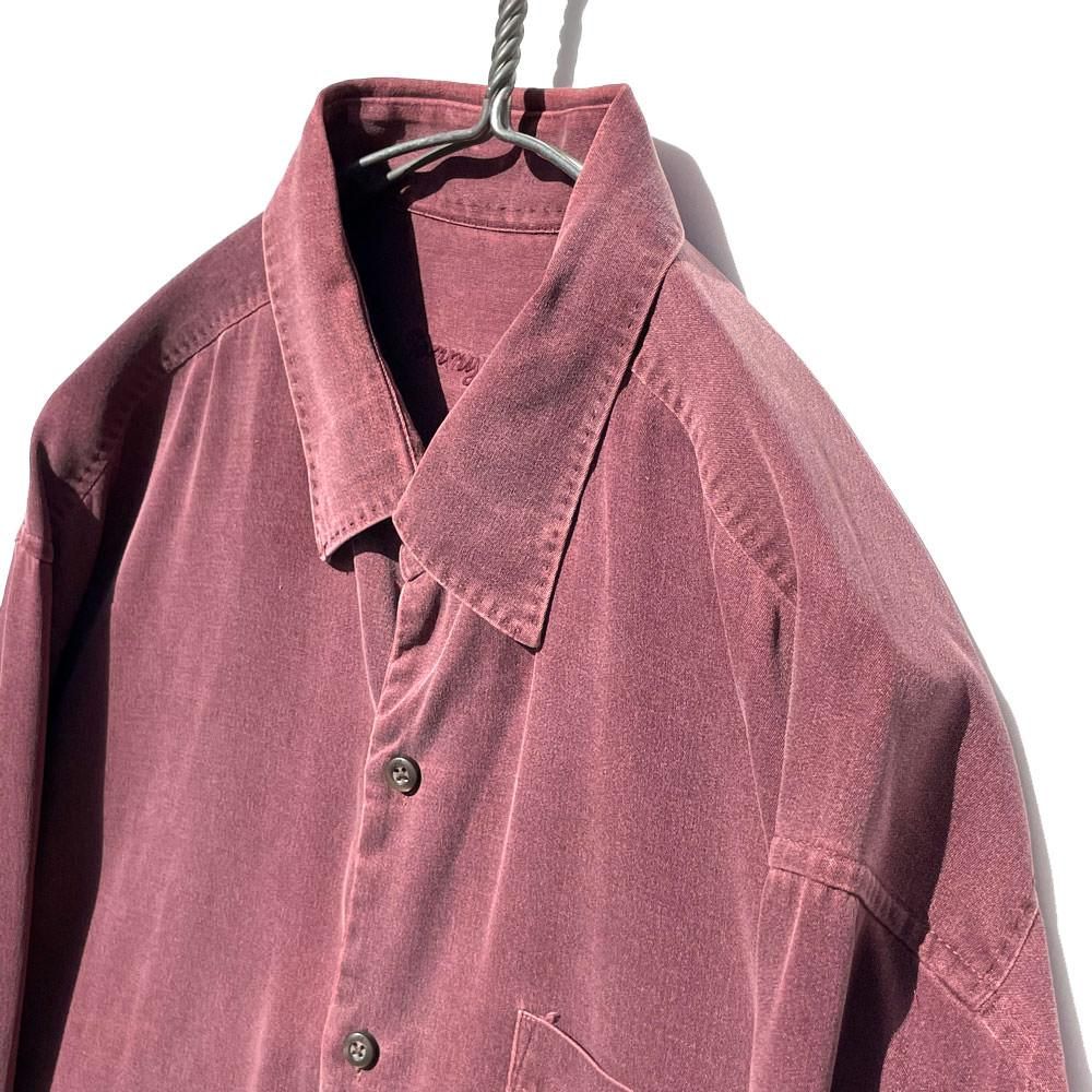 creative edge】ヴィンテージ シルクシャツ【1990's-】Vintage L